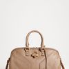 Yves Saint Laurent Muse Leather Satchel in Beige (dove beige) - Lyst