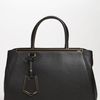 Fendi 2jours Elite Leather Shopper in Black - Lyst
