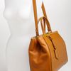 Fendi 2jours Elite Leather Shopper in Beige (honey) - Lyst