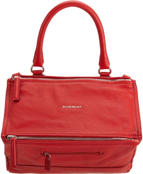Givenchy Medium Pandora Messenger in Red - Lyst