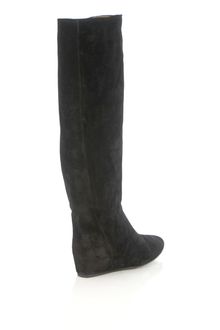 Lanvin Concealed Wedge Boots - Lyst