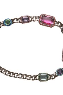 Lanvin Strass Crystal Tutti Frutti Choker - Lyst