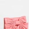 Red Valentino Bow Leather Clutch in Pink - Lyst