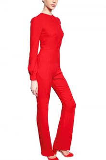 Valentino Silk Cady Jumpsuit - Lyst