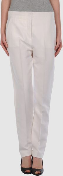 Stella Mccartney Casual Pants in White (ivory) - Lyst