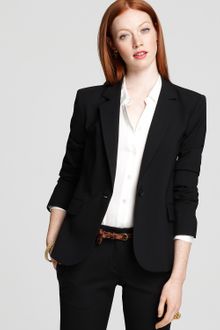 Theory Blazer Gabrielle Tailor Button Front - Lyst