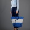 Balenciaga Braided Shopper Bag in Blue - Lyst