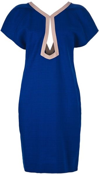 Balenciaga Cutout Detailed Dress - Lyst