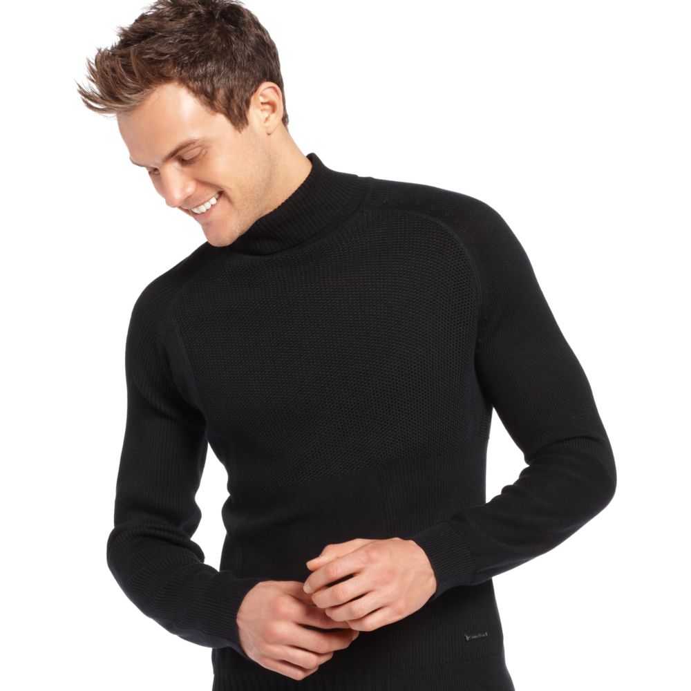 Calvin Klein Macys Holiday Exclusive Turtleneck in Black for Men Lyst