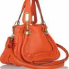 Chloé Paraty Small Leather Bag in Orange - Lyst