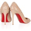 Christian Louboutin Pigalle 100 Spiked Patentleather Pumps in Pink (blush) - Lyst