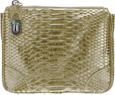 Marc Jacobs Python Cadet Venetia Pouch in Animal - Lyst