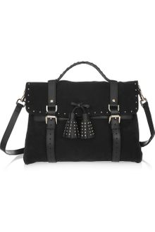 Mulberry Tassel Studded Suede Bag - Lyst