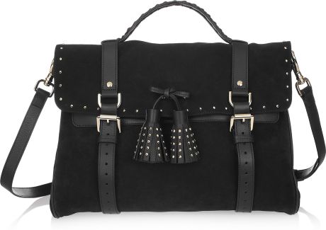 Mulberry Tassel Studded Suede Bag in Blue (ink) - Lyst