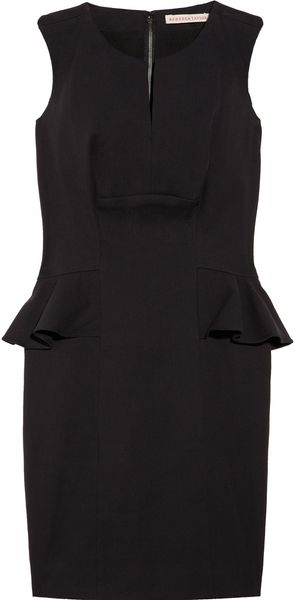 Rebecca Taylor Cotton blend Peplum Dress - Lyst