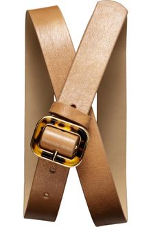 Banana Republic Square Tortoise Buckle Belt - Lyst