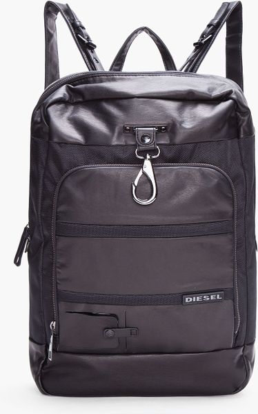 Diesel Black Near Laptop Backpack in Black for Men - Lyst