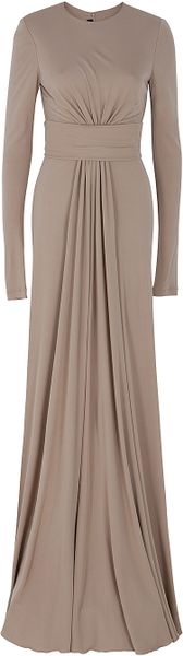 Elie Saab Jersey Gown - Lyst