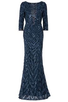 Elie Saab V Back Beaded Gown - Lyst