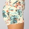 Free People The Printed Denim Floral Cut Offs in Floral (denim) - Lyst