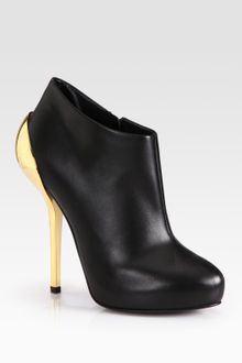 Giuseppe Zanotti Leather Metalheel Platform Ankle Boots - Lyst