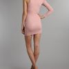 John Zack All Over Glitter One Shoulder Racer Dress in Pink - Lyst