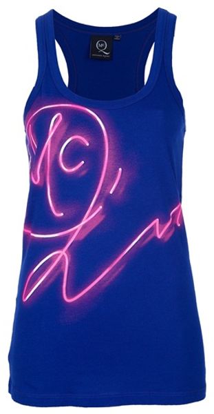 Mcq By Alexander Mcqueen Printed Vest in Blue - Lyst