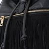 Nasty Gal Fringed Backpack in Black - Lyst