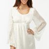 Nasty Gal Mirror Mirror Dress in Beige (ivory) - Lyst