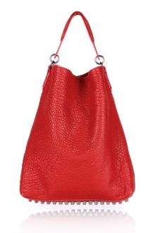 Alexander Wang Darcy in Cayenne Pebble Lamb with Black Nickel - Lyst