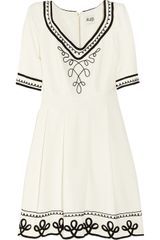Alice By Temperley Mini Blake Embroidered Jersey Dress