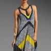 Bcbgmaxazria Runway Maxi Dress in Multicolor (moonlight dark ink) - Lyst