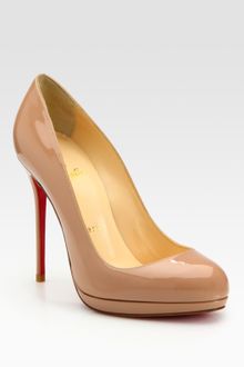 Christian Louboutin Patent Leather Platform Pumps - Lyst
