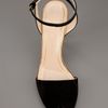 Gucci Peep Toe Pump in Black - Lyst