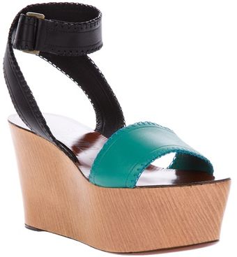 Lanvin Wedge Sandal - Lyst
