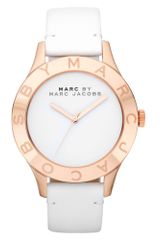 Marc By Marc Jacobs Womens White Leather Strap 40mm