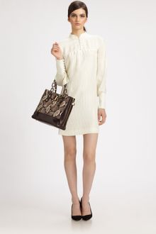 Milly Avrila Silk Jacquard Dress - Lyst