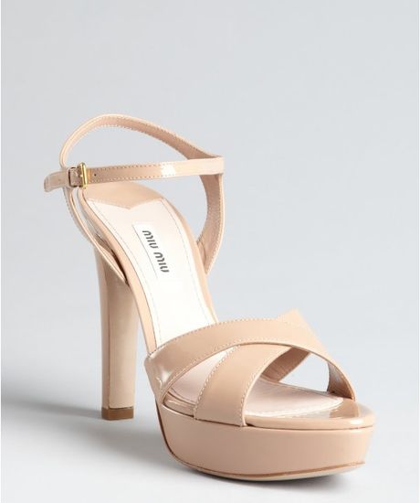 miu miu nude heels