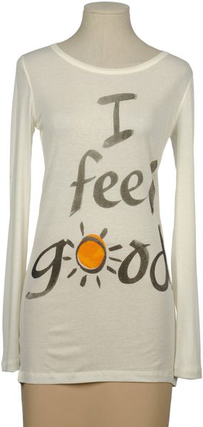 Moschino Cheap & Chic Long Sleeve Tshirt - Lyst