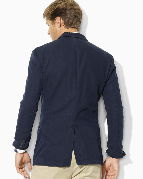 polo ralph lauren men's stretch chino sport coat