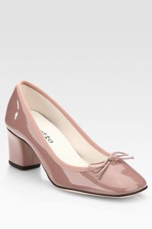 Repetto Patent Leather Bow Pumps - Lyst