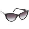 Stella Mccartney Oversized Cat Eye Sunglasses in Black - Lyst