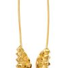 Tom Binns Punk Pave Short Safety Pin Earrings in Gold - Lyst