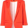 Topshop Ponte Boyfriend Blazer in Red - Lyst