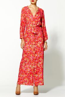 Tucker Floor Length Dress - Lyst
