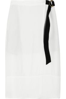 A.L.C. Harlow Crepe Wrap Skirt - Lyst