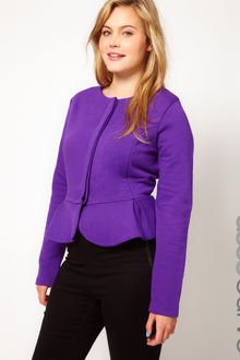 Asos Peplum Jacket - Lyst