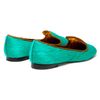 Avec Moderation Mare Calf Hair Dress Slippers in Green - Lyst