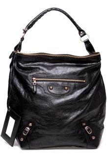 Balenciaga Giant Hobo Leather Bag - Lyst