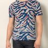 Balenciaga Camo Print Tshirt in Gray for Men (camo) - Lyst